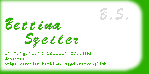 bettina szeiler business card